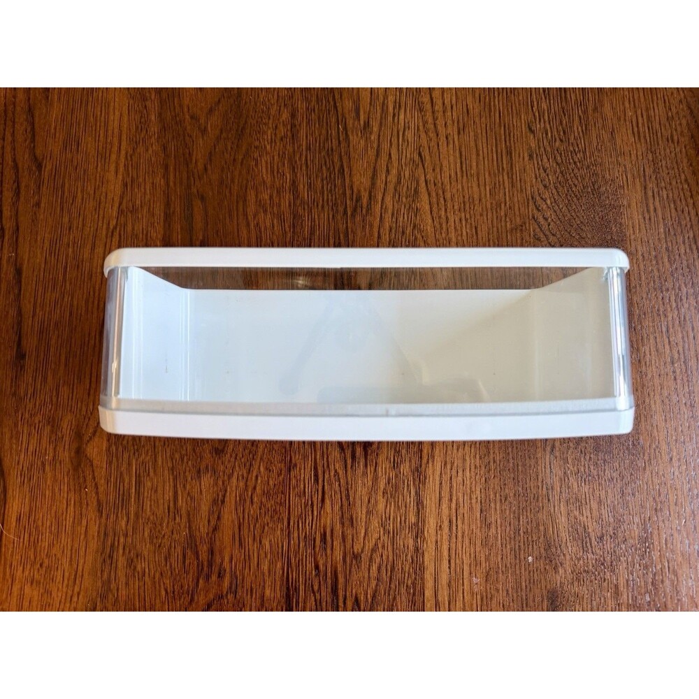 GREAT COND. OEM LG Refrigerator Fridge White Door Shelf Bin Part MAN619487 #2